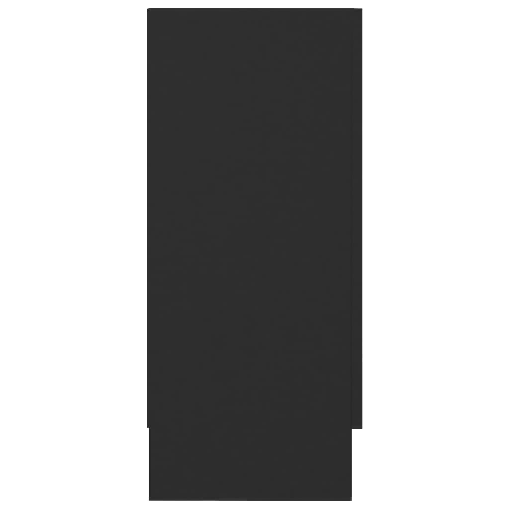 Skänk Svart 120x30,5x70 cm