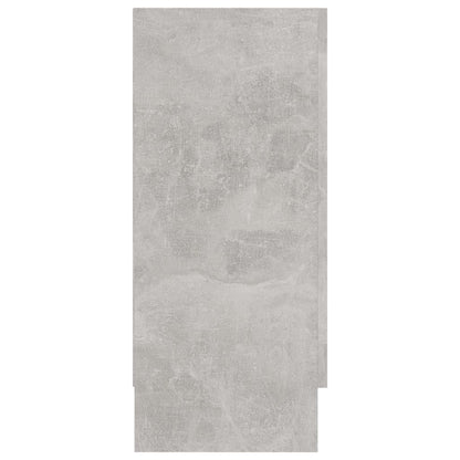 Vitrinskåp Betonggrå 120x30,5x70 cm