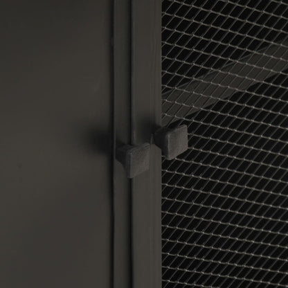 Skänk Trä 60x35x78 cm massivt grovt mangoträ