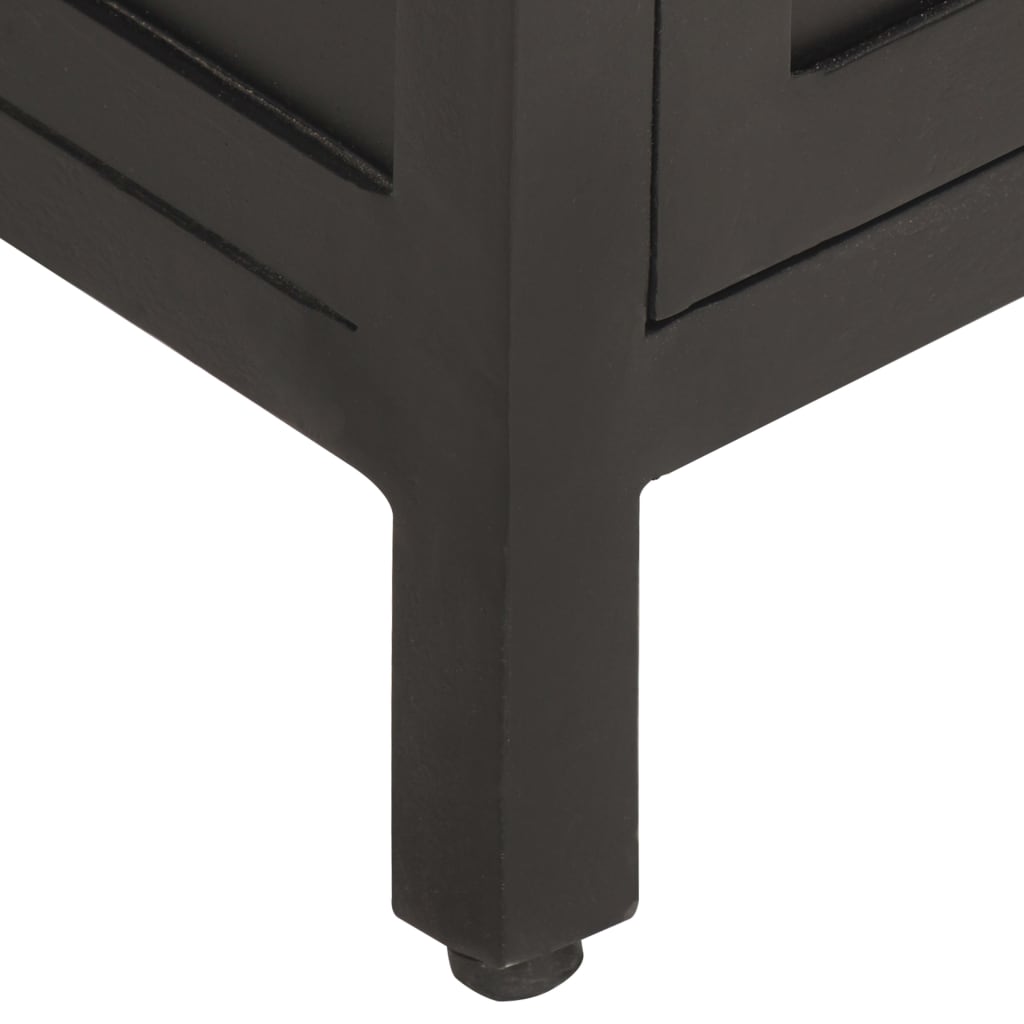 Skänk Trä 60x35x78 cm massivt grovt mangoträ