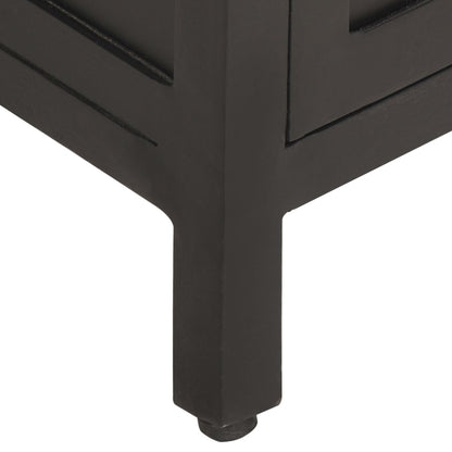 Skänk Trä 60x35x78 cm massivt grovt mangoträ