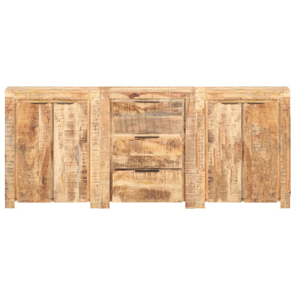 Skänk Trä med 3 lådor och 4 dörrar massivt mangoträ