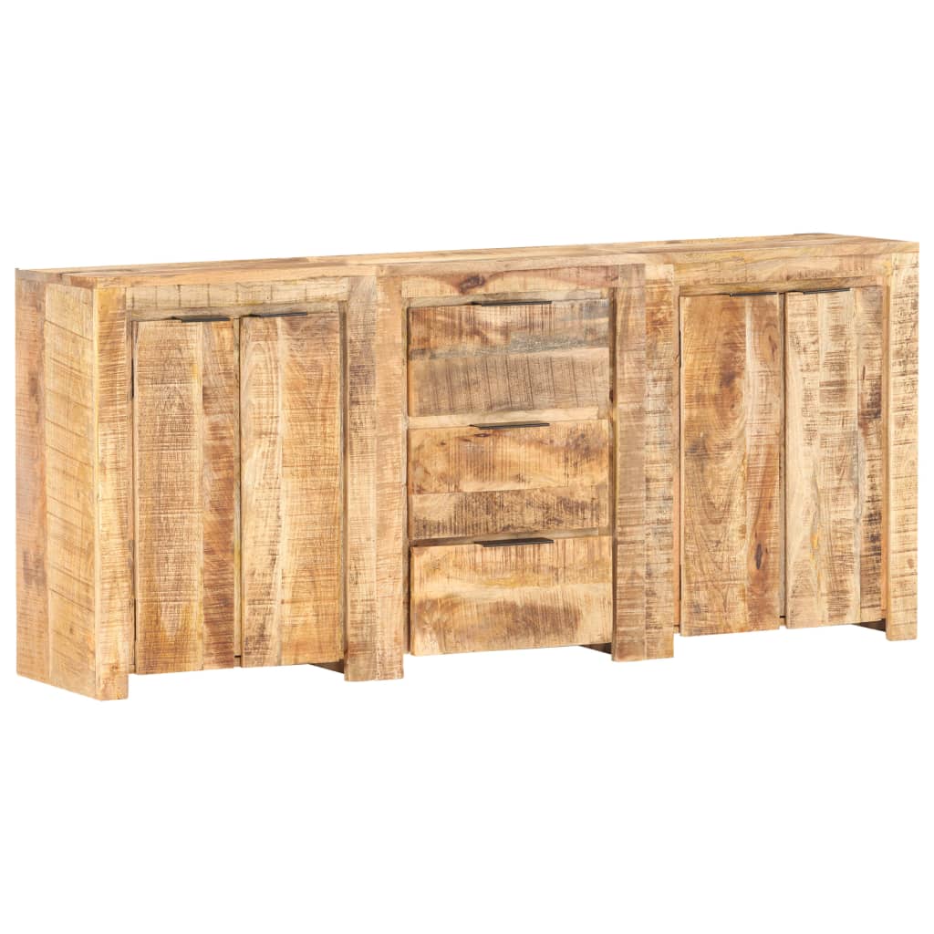 Skänk Trä med 3 lådor och 4 dörrar massivt mangoträ