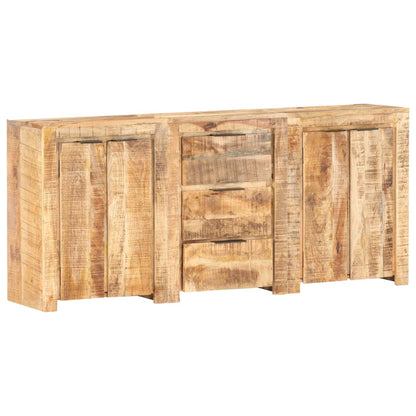 Skänk Trä med 3 lådor och 4 dörrar massivt mangoträ