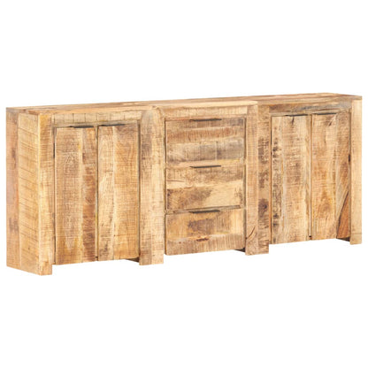 Skänk Trä med 3 lådor och 4 dörrar massivt mangoträ