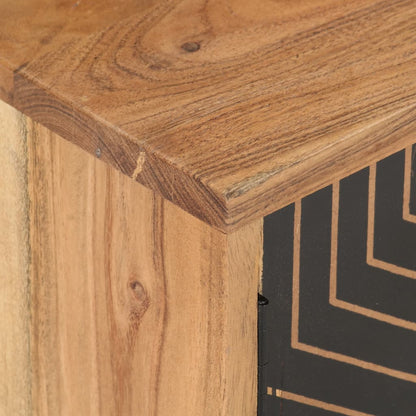 TV-Möbel Trä TV-Bänk 115x30x39 cm massivt akaciaträ