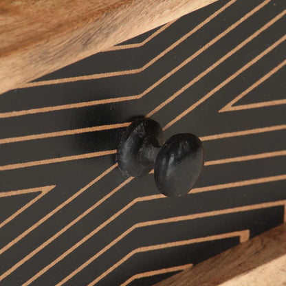 Soffbord Trä 100x50x39 cm massivt akaciaträ