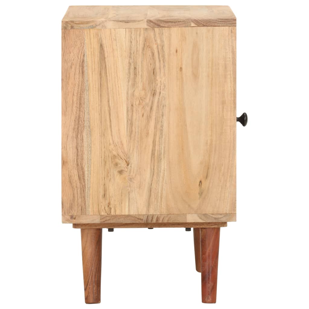Sängbord Nattduksbord Tre 40x30x50 cm massivt acaciaträ