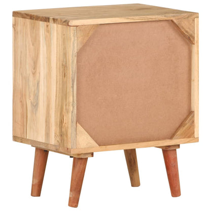 Sängbord Nattduksbord Tre 40x30x50 cm massivt acaciaträ