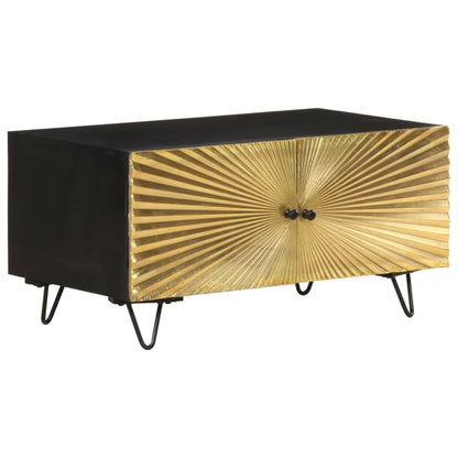 Soffbord Trä 90x50x45 cm massivt mangoträ