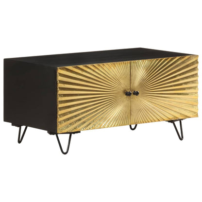 Soffbord Trä 90x50x45 cm massivt mangoträ