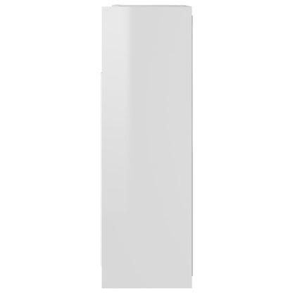 Badrumsspegel Spegelskåp badrum Högglans Vit 62,5x20,5x64 cm