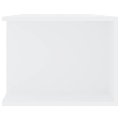 TV-Möbel Vit TV-Bänk LED 135x39x30 cm