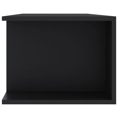 TV-Möbel Svart TV-Bänk LED 135x39x30 cm