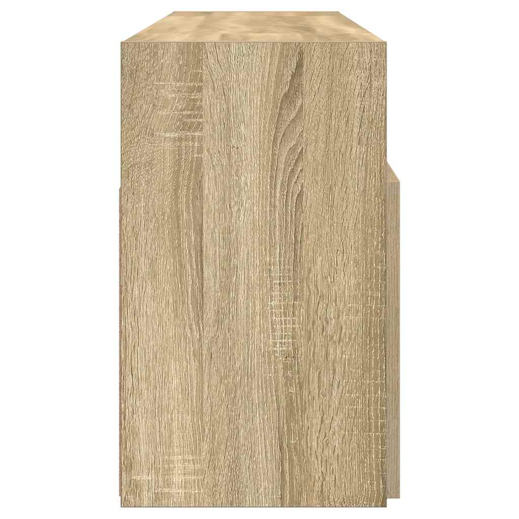 TV-Möbel Sonoma Ek TV-Bänk LED 120x30x50 cm