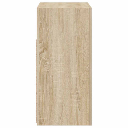 Skänk Sonoma Ek LED-belysning 80x35x75 cm