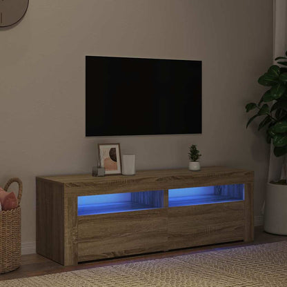 TV-Möbel Sonoma Ek TV-Bänk LED 120x35x40 cm
