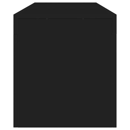 TV-Möbel Svart TV-Bänk LED 140x36,5x40 cm