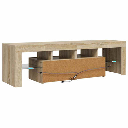 TV-Möbel Sonoma Ek TV-Bänk LED 140x36,5x40 cm