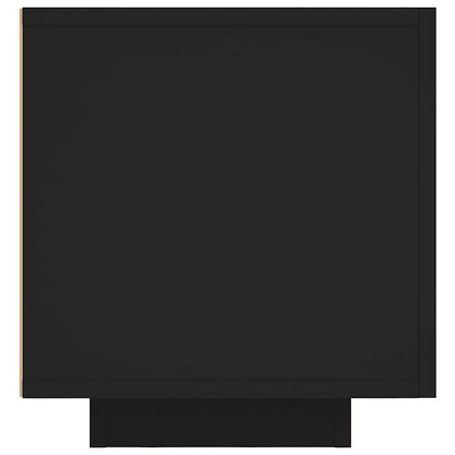 TV-Möbel Svart TV-Bänk LED 160x35x40 cm