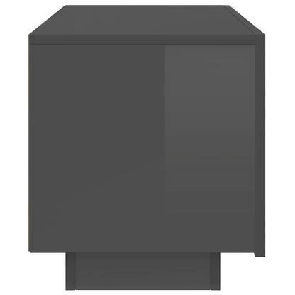 TV-skåp Högglans Grå 100x35x40 cm