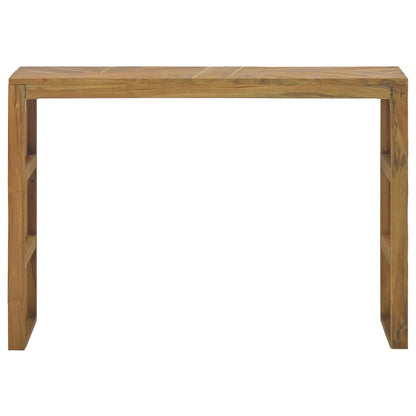 Avlastningsbord 110x35x75 cm massiv teak