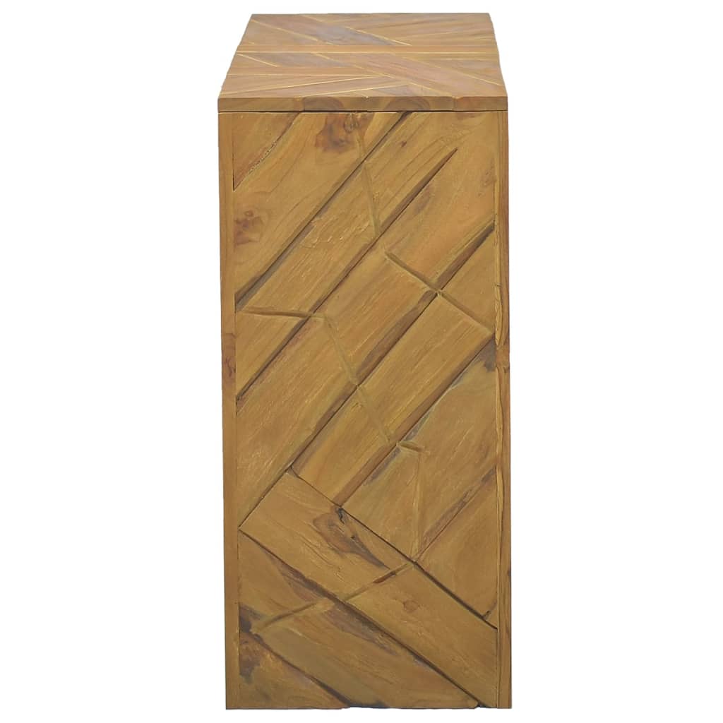 Avlastningsbord 110x35x75 cm massiv teak