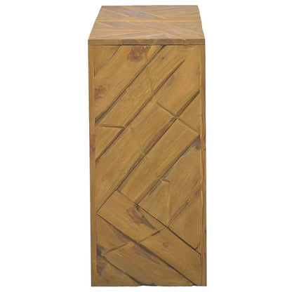 Avlastningsbord 110x35x75 cm massiv teak