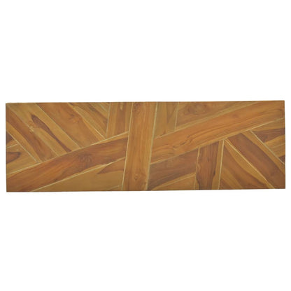 Avlastningsbord 110x35x75 cm massiv teak
