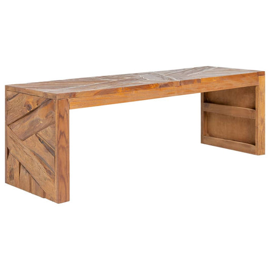 Tv-bänk 110x60x38 cm massiv teak