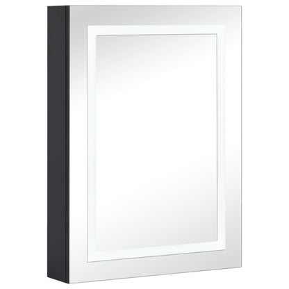 Badrumsspegel Spegelskåp LED 50x13x70 cm
