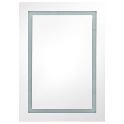 Badrumsspegel Spegelskåp LED 50x13x70 cm