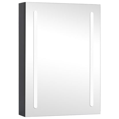 Badrumsspegel Spegelskåp LED 50x13x70 cm