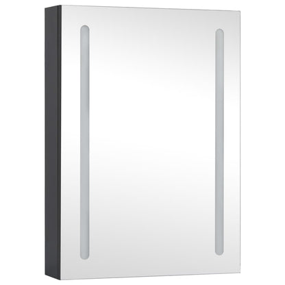 Badrumsspegel Spegelskåp LED 50x13x70 cm
