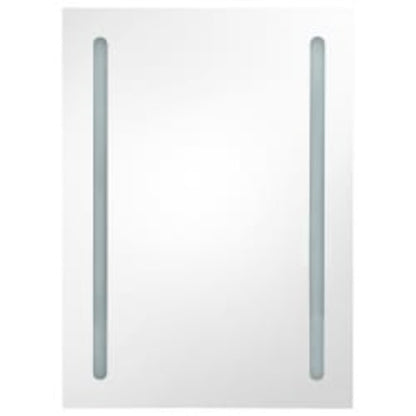 Badrumsspegel Spegelskåp LED 50x13x70 cm
