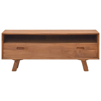 TV-bänk 110x30x45 cm massiv teak
