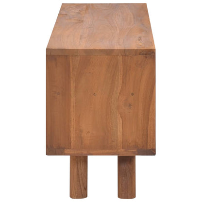 TV-bänk 110x30x45 cm massiv teak