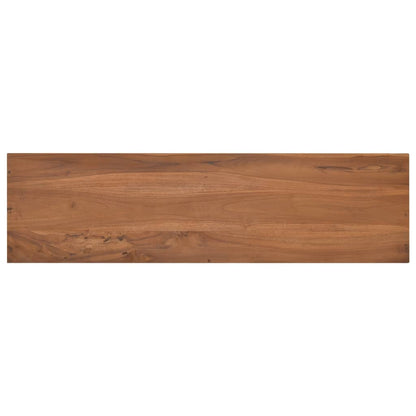 TV-bänk 110x30x45 cm massiv teak