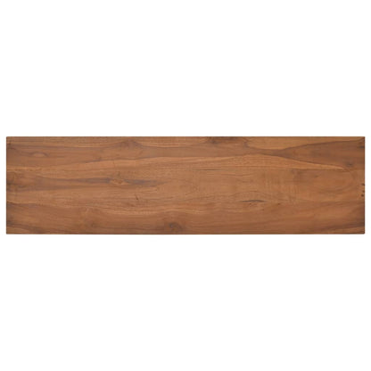 TV-bänk 110x30x50 cm massiv teak