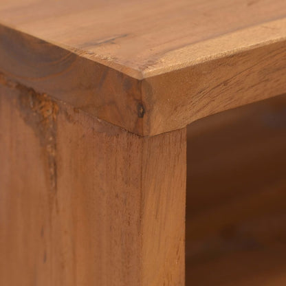 TV-bänk 110x30x50 cm massiv teak