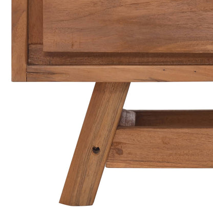 TV-bänk 110x30x50 cm massiv teak