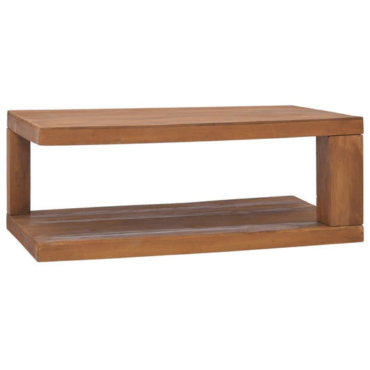Soffbord Trä 90x50x35 cm massiv teak