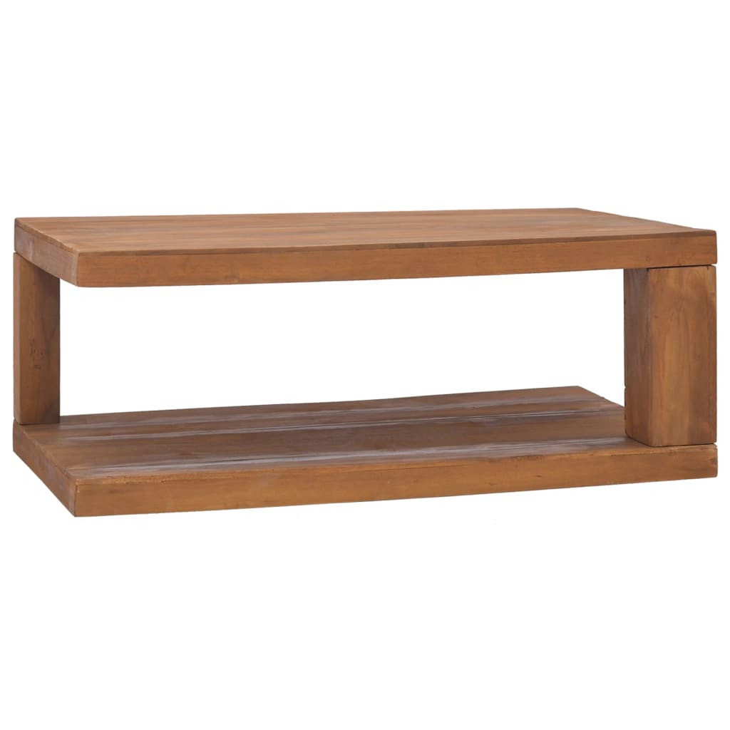 Soffbord Trä 90x50x35 cm massiv teak