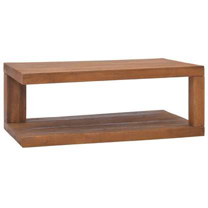 Soffbord Trä 90x50x35 cm massiv teak