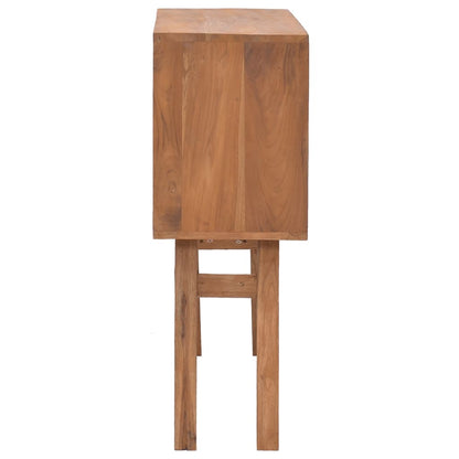 Avlastningsbord 80x30x80 cm massiv teak