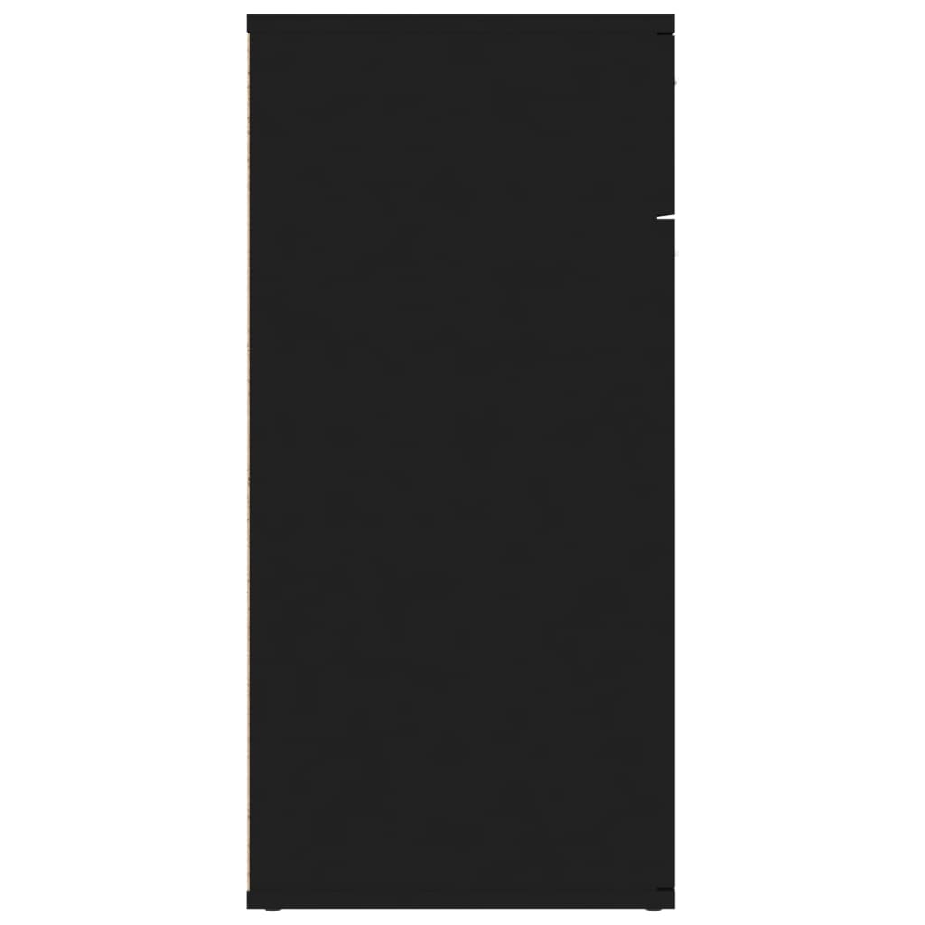 Skänk Svart 80x36x75 cm