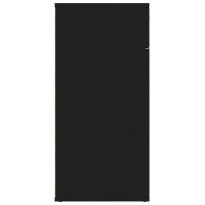 Skänk Svart 80x36x75 cm