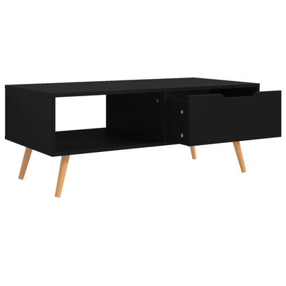 Soffbord Svart 100x49,5x43 cm