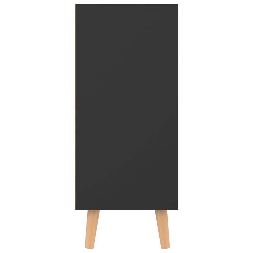 Skänk Högglans Svart 90x30x72 cm