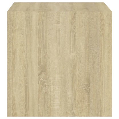 Väggskåp Vit Sonoma Ek 4 st 37x37x37 cm